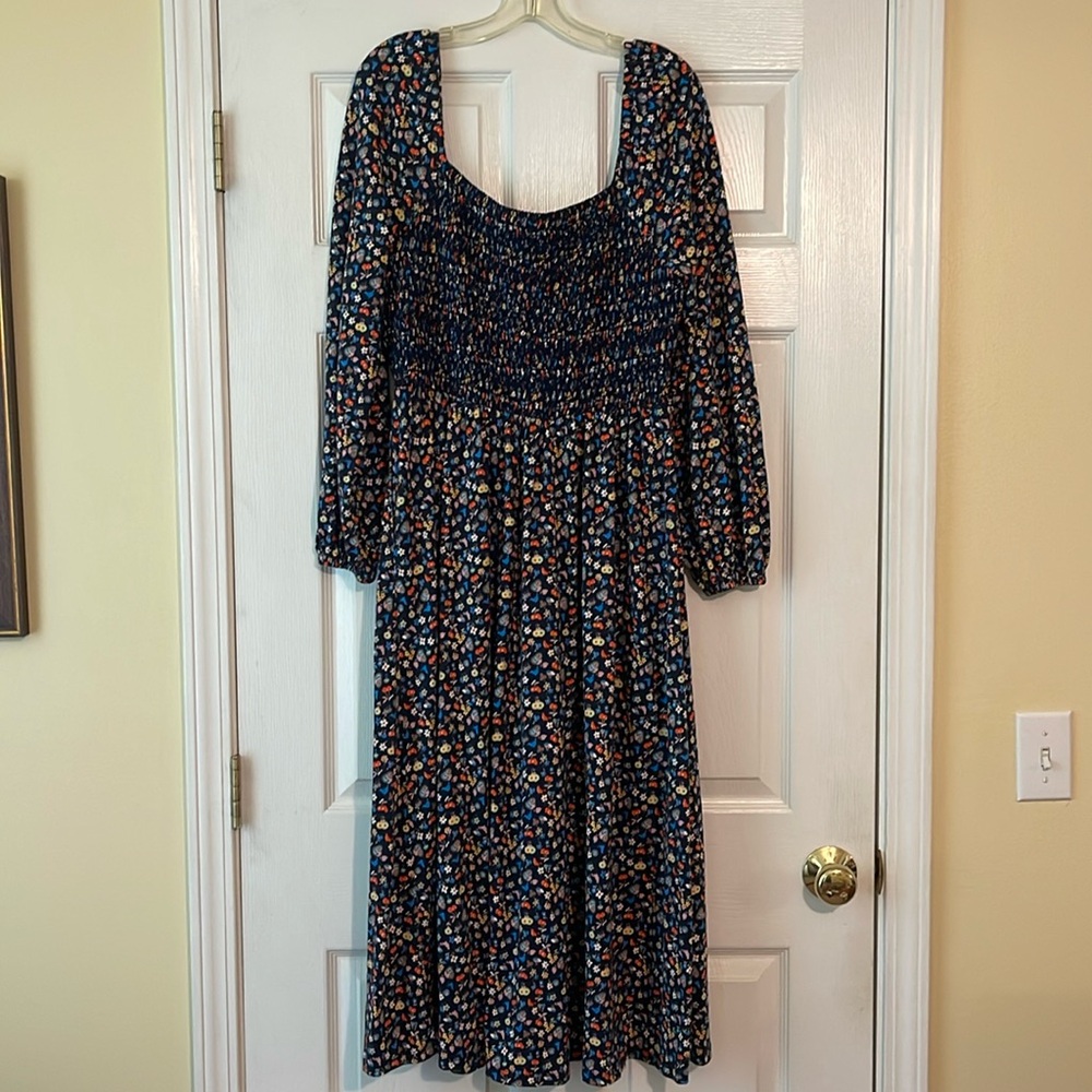 Boden dress, knit with smocking
